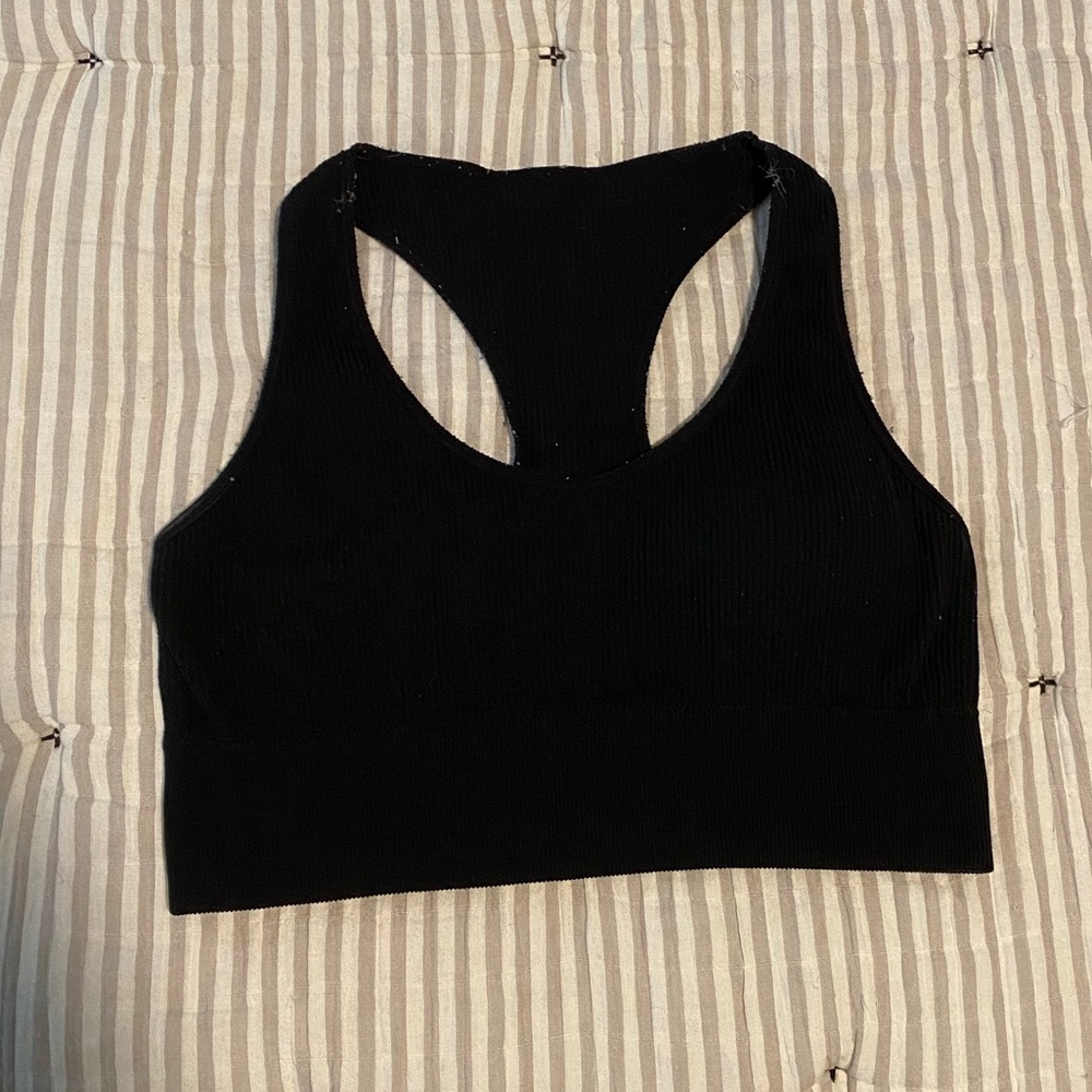Black Sports Bra from Aerie